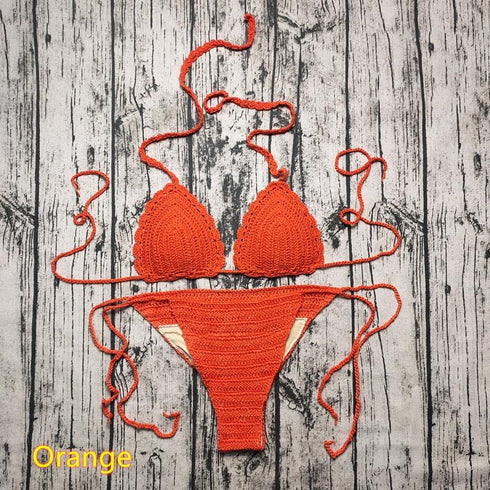 Handmade Crochet Vintage Bikini Set